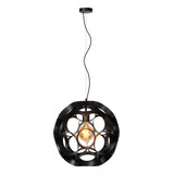 Lucide HANNELORE - Hängeleuchte - Ø 40 cm - 1xE27 - Schwarz