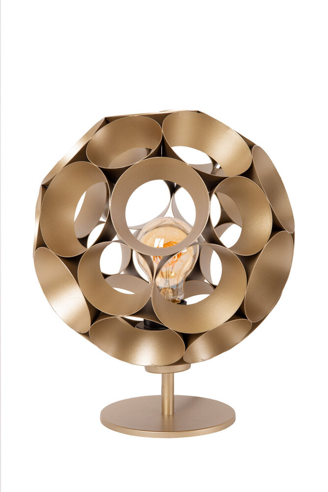 Lucide HANNELORE - Tischleuchte - Ø 25 cm - 1xE27 - Matt Gold / Messing Lucide HANNELORE - Tischleuchte - Ø 25 cm - 1xE27 - Matt Gold / Messing