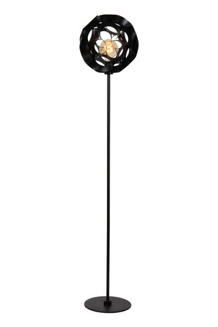 Lucide HANNELORE - Stehleuchte - Ø 30 cm - 1xE27 - Schwarz Lucide HANNELORE - Stehleuchte - Ø 30 cm - 1xE27 - Schwarz