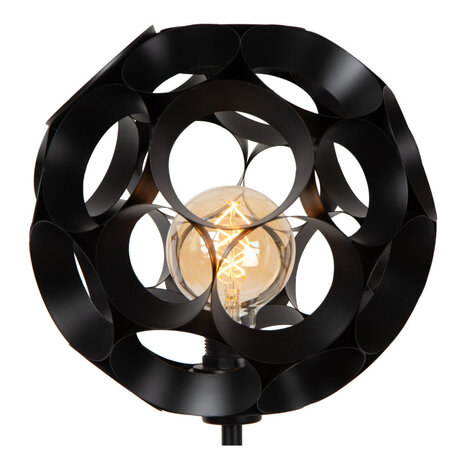 Lucide HANNELORE - Stehleuchte - Ø 30 cm - 1xE27 - Schwarz Lucide HANNELORE - Stehleuchte - Ø 30 cm - 1xE27 - Schwarz
