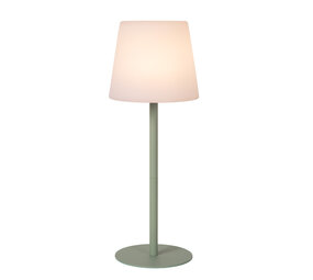 Lucide TYON - Wiederaufladbare Tischleuchte Innen/Außen - Batterie/Batterie - LED Dimb. - 1x2W 2700K - IP65 - Grün