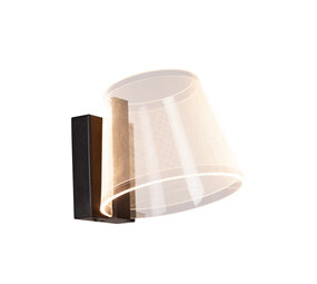 Lucide KORGIS - Wandleuchte Badezimmer - LED - 1x10W 3000K - IP44 - Transparent