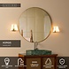 Lucide KORGIS - Wandleuchte Badezimmer - LED - 1x10W 3000K - IP44 - Transparent Lucide KORGIS - Wandleuchte Badezimmer - LED - 1x10W 3000K - IP44 - Transparent