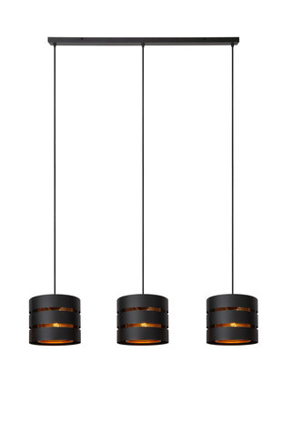 Lucide ROSAS - Hängeleuchte - 3xE27 - Schwarz Lucide ROSAS - Hängeleuchte - 3xE27 - Schwarz