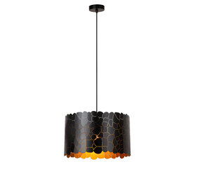 Lucide ALMELO - Hängeleuchte - Ø 40 cm - 1xE27 - Schwarz