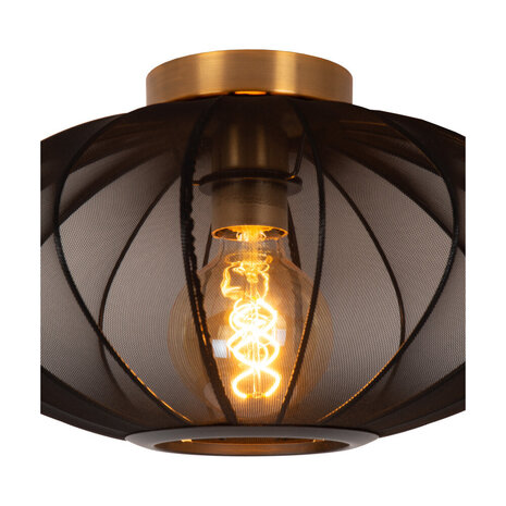 Lucide CORINA - Deckenleuchte - Ø 40 cm - 1xE27 - Schwarz Lucide CORINA - Deckenleuchte - Ø 40 cm - 1xE27 - Schwarz