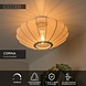 Lucide CORINA - Deckenleuchte - Ø 40 cm - 1xE27 - Beige Lucide CORINA - Deckenleuchte - Ø 40 cm - 1xE27 - Beige