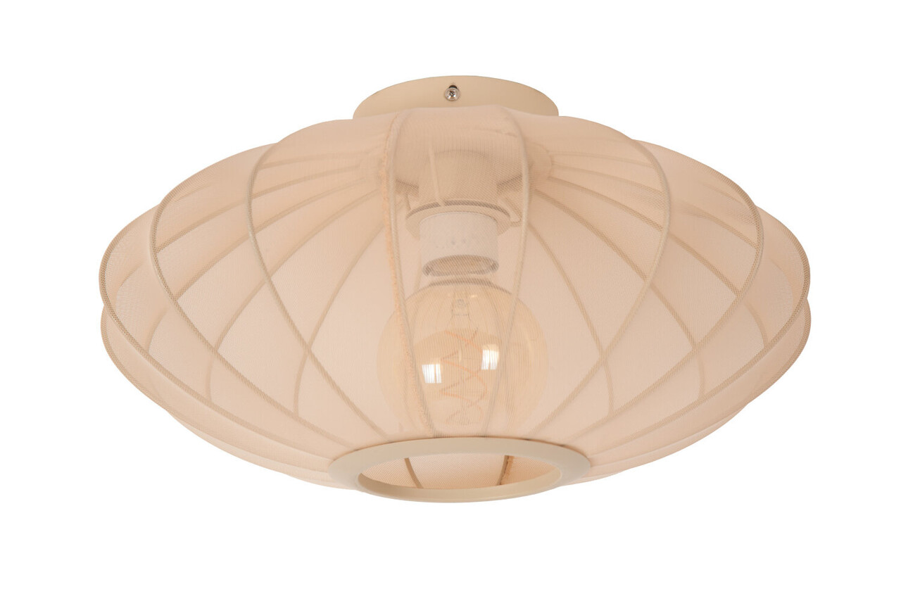 Lucide CORINA - Deckenleuchte - Ø 40 cm - 1xE27 - Beige Lucide CORINA - Deckenleuchte - Ø 40 cm - 1xE27 - Beige