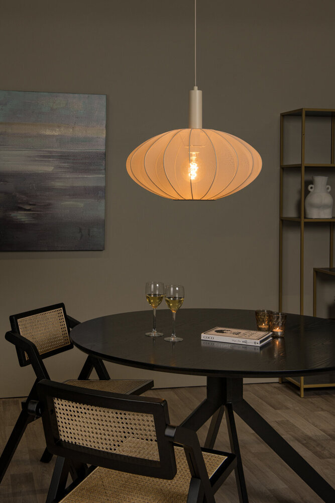 Lucide CORINA - Hängeleuchte - Ø 50 cm - 1xE27 - Beige Lucide CORINA - Hängeleuchte - Ø 50 cm - 1xE27 - Beige