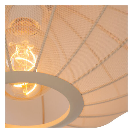 Lucide CORINA - Hängeleuchte - Ø 50 cm - 1xE27 - Beige Lucide CORINA - Hängeleuchte - Ø 50 cm - 1xE27 - Beige
