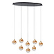 Lucide Premium GISELA - Hängeleuchte - LED Dimb. - 8x3,9W 2700K - Bernstein Lucide Premium GISELA - Hängeleuchte - LED Dimb. - 8x3,9W 2700K - Bernstein