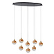 Lucide Premium GISELA - Hängeleuchte - LED Dimb. - 8x3,9W 2700K - Bernstein Lucide Premium GISELA - Hängeleuchte - LED Dimb. - 8x3,9W 2700K - Bernstein