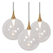 Lucide Premium GISELA - Hängeleuchte - Ø 61 cm - LED Dimb. - 12x3,5W 2700K - Transparent