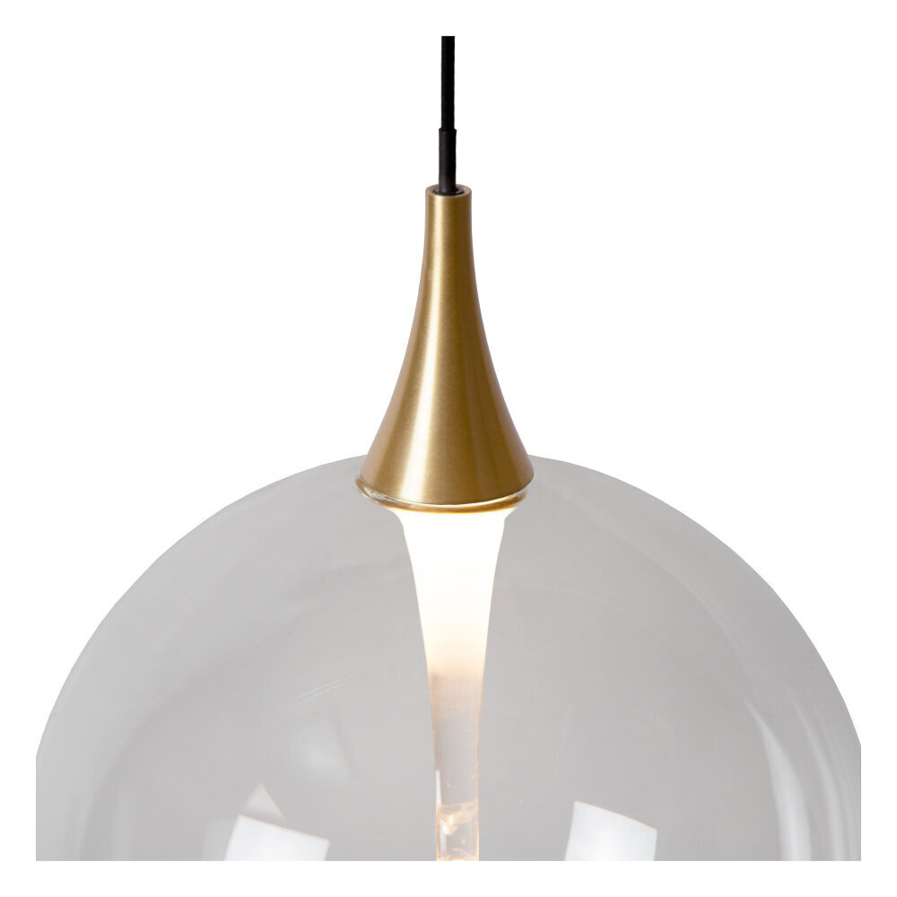 Lucide Premium GISELA - Hängeleuchte - Ø 61 cm - LED Dimb. - 12x3,5W 2700K - Transparent