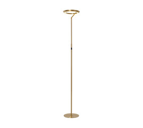 Lucide CELESTE - Stehleuchte - Ø 28 cm - LED Dimb. - 1x21W 2700K - Mattes Gold / Messing