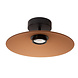 Lucide Premium MENGA - Deckenleuchte - Ø 40 cm - LED Dimb. - 1x11W 2700K - Bernstein