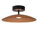 Lucide Premium MENGA - Deckenleuchte - Ø 40 cm - LED Dimb. - 1x11W 2700K - Bernstein