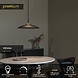 Lucide Premium MENGA - Hängeleuchte - Ø 40 cm - LED Dimb. - 1x11W 2700K - Fumé Lucide Premium MENGA - Hängeleuchte - Ø 40 cm - LED Dimb. - 1x11W 2700K - Fumé