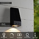 Lucide IRWIN - Wandleuchte - Solar - LED Dimb. - 1x2W 2850K/3150K - IP54 - Tag/Nacht-Sensor - Schwarz Lucide IRWIN - Wandleuchte - Solar - LED Dimb. - 1x2W 2850K/3150K - IP54 - Tag/Nacht-Sensor - Schwarz