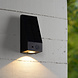Lucide IRWIN - Wandleuchte - Solar - LED Dimb. - 1x2W 2850K/3150K - IP54 - Tag/Nacht-Sensor - Schwarz Lucide IRWIN - Wandleuchte - Solar - LED Dimb. - 1x2W 2850K/3150K - IP54 - Tag/Nacht-Sensor - Schwarz