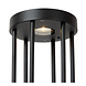 Lucide JACKSON - Sockelleuchte - Solar - Ø 16 cm - LED Dim to warm - 1x2W 2850K/3150K - IP65 - Tag/Nachtsensor - Schwarz