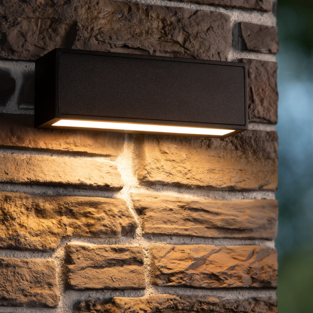 Lucide SUTTON - Wandleuchte - Solar - LED Dimb. - 1x2W 2850K/3150K - IP54 - Tag/Nacht-Sensor - Schwarz Lucide SUTTON - Wandleuchte - Solar - LED Dimb. - 1x2W 2850K/3150K - IP54 - Tag/Nacht-Sensor - Schwarz