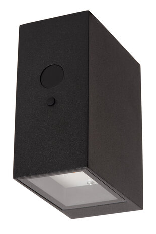 Lucide BOLTON - Wandleuchte - Solar - LED Dimb. - 1x1W 2850K/3150K - IP54 - Tag/Nacht-Sensor - Schwarz Lucide BOLTON - Wandleuchte - Solar - LED Dimb. - 1x1W 2850K/3150K - IP54 - Tag/Nacht-Sensor - Schwarz