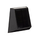 Lucide LUTON - Wandleuchte - Solar - LED Dimb. - 1x1W 2850K/3150K - IP54 - Tag/Nacht-Sensor - Schwarz Lucide LUTON - Wandleuchte - Solar - LED Dimb. - 1x1W 2850K/3150K - IP54 - Tag/Nacht-Sensor - Schwarz