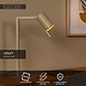 Lucide LESLEY - Schreibtischlampe - 1xGU10 - Taupe Lucide LESLEY - Schreibtischlampe - 1xGU10 - Taupe