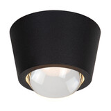 Lucide RIGON - Deckenleuchte - Ø 9 cm - LED - 1x6W 3000K - Schwarz