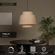 Lucide TRIBUTE - Hängeleuchte - Ø 60 cm - 1xE27 - Beige Lucide TRIBUTE - Hängeleuchte - Ø 60 cm - 1xE27 - Beige