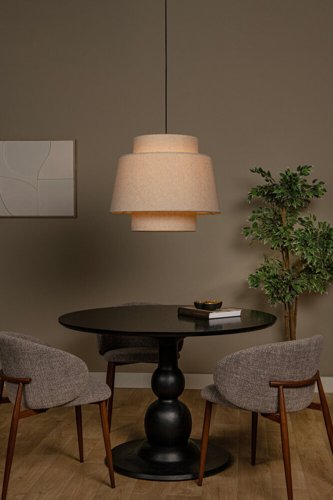 Lucide TRIBUTE - Hängeleuchte - Ø 60 cm - 1xE27 - Beige Lucide TRIBUTE - Hängeleuchte - Ø 60 cm - 1xE27 - Beige