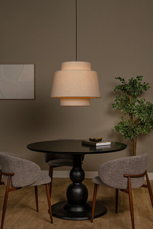 Lucide TRIBUTE - Hängeleuchte - Ø 60 cm - 1xE27 - Beige Lucide TRIBUTE - Hängeleuchte - Ø 60 cm - 1xE27 - Beige
