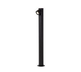 Lucide IBAMBA - Sockellampe - LED - 1x6W 3000K - IP65 - Schwarz