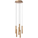 Lucide Premium GRIFFITH - Hängeleuchte - Ø 38 cm - LED Dimb. - CCT - 6x6W 2700K/4000K - Bronze