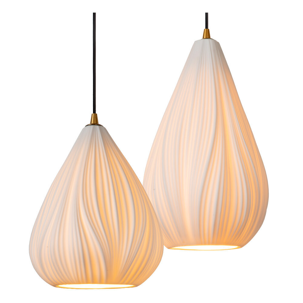 Lucide CINZIA - Hängeleuchte - Ø 55,5 cm - 4xE27 - Weiß
