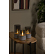Lucide VELAS - Tischleuchte - Batterien - Ø 8 cm - LED - 3x0,2W 2700K - Fumé - 3er Set