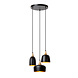 Lucide CHAYANNE - Hängeleuchte - Ø 30 cm - 3xE14 - Schwarz Lucide CHAYANNE - Hängeleuchte - Ø 30 cm - 3xE14 - Schwarz
