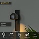 Lucide Premium ESFERA - Wandleuchte - LED Dimb. - 1x9W 2700K - Graues Eisen Lucide Premium ESFERA - Wandleuchte - LED Dimb. - 1x9W 2700K - Graues Eisen