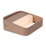 Lucide Premium SILVI - Wiederaufladbare Wandleuchte - Batterie/Batterie - LED Dimb. - 1x3,7W 2700K - Rostbraun