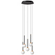 Lucide Premium CALINA - Hängeleuchte - Ø 42 cm - LED Dimb. - 5x8,2W 2700K - Schwarz Lucide Premium CALINA - Hängeleuchte - Ø 42 cm - LED Dimb. - 5x8,2W 2700K - Schwarz