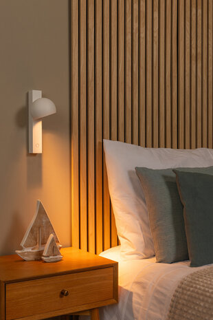 Lucide Premium ESFERA - Wandleuchte - LED Dimb. - 1x9W 2700K - Weiß Lucide Premium ESFERA - Wandleuchte - LED Dimb. - 1x9W 2700K - Weiß