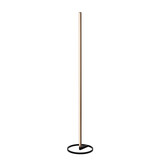 Lucide Premium BRAGA - Stehleuchte - Ø 30 cm - LED Dimb. - CCT - 1x22W 2700K/4000K - Kaffee