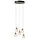 Lucide BERLIANE - Hängeleuchte - Ø 34 cm - LED Dimb. - 5x4W 2700K - Mit austauschbarem LED-Modul - Transparent Lucide BERLIANE - Hängeleuchte - Ø 34 cm - LED Dimb. - 5x4W 2700K - Mit austauschbarem LED-Modul - Transparent