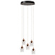 Lucide BERLIANE - Hängeleuchte - Ø 34 cm - LED Dimb. - 5x4W 2700K - Mit austauschbarem LED-Modul - Transparent Lucide BERLIANE - Hängeleuchte - Ø 34 cm - LED Dimb. - 5x4W 2700K - Mit austauschbarem LED-Modul - Transparent