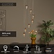 Lucide BERLIANE - Hängeleuchte - Ø 39 cm - LED Dimb. - 7x4W 2700K - Mit austauschbarem LED-Modul - Transparent Lucide BERLIANE - Hängeleuchte - Ø 39 cm - LED Dimb. - 7x4W 2700K - Mit austauschbarem LED-Modul - Transparent