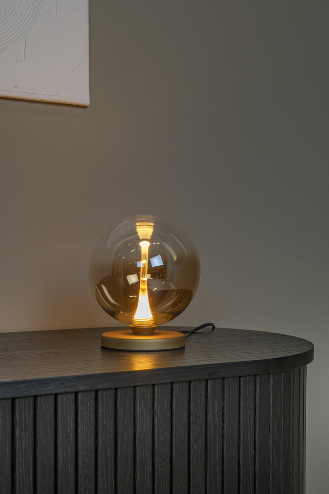 Lucide Premium GISELA - Tischleuchte - Ø 16 cm - LED Dimb. - 1x5W 2700K - Bernstein Lucide Premium GISELA - Tischleuchte - Ø 16 cm - LED Dimb. - 1x5W 2700K - Bernstein