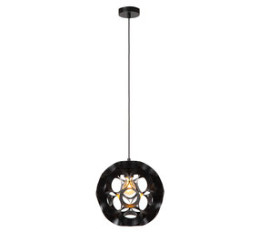 Lucide HANNELORE - Hängeleuchte - Ø 30 cm - 1xE27 - Schwarz Lucide HANNELORE - Hängeleuchte - Ø 30 cm - 1xE27 - Schwarz