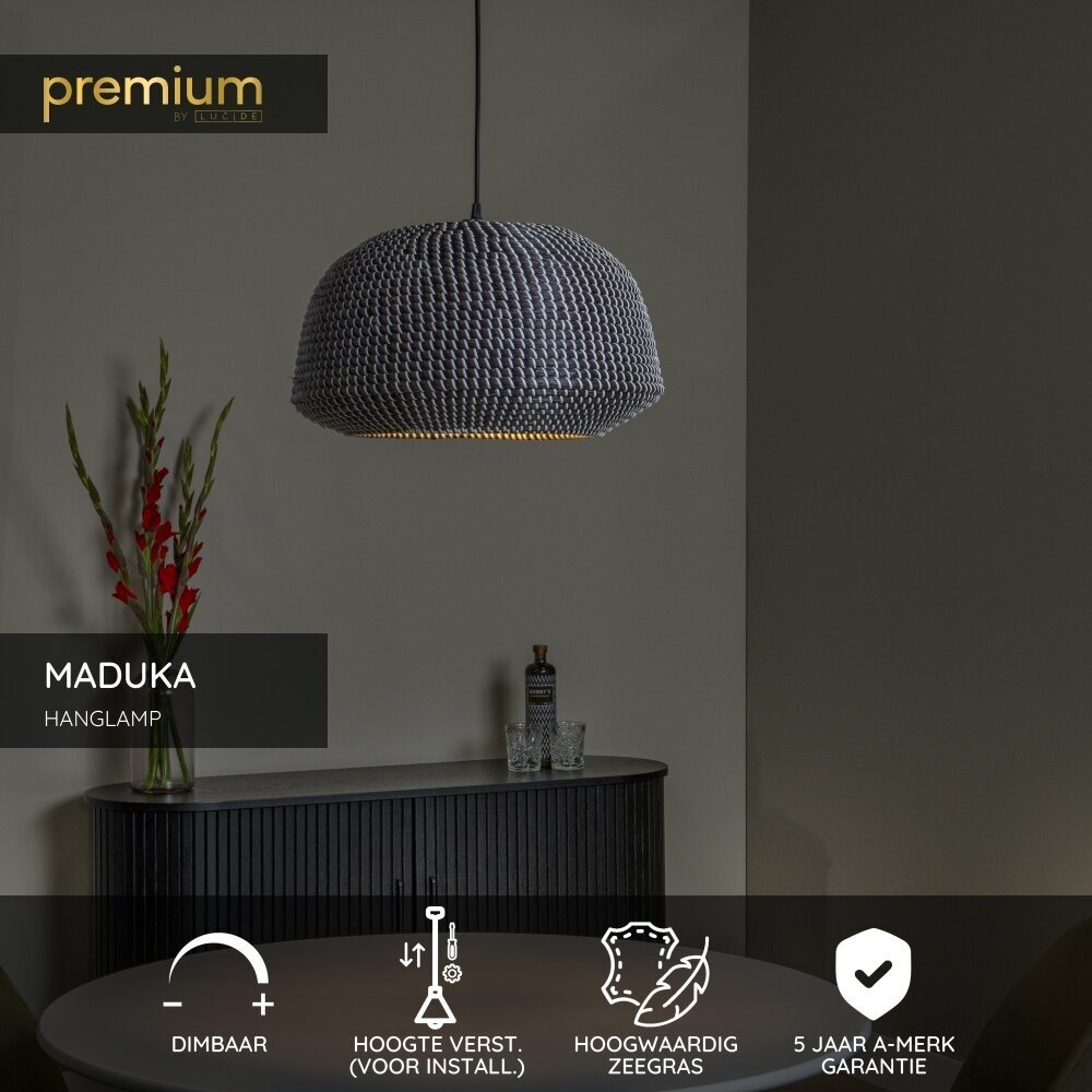 Lucide Premium MADUKA - Hängeleuchte - 1xE27 - Schwarz