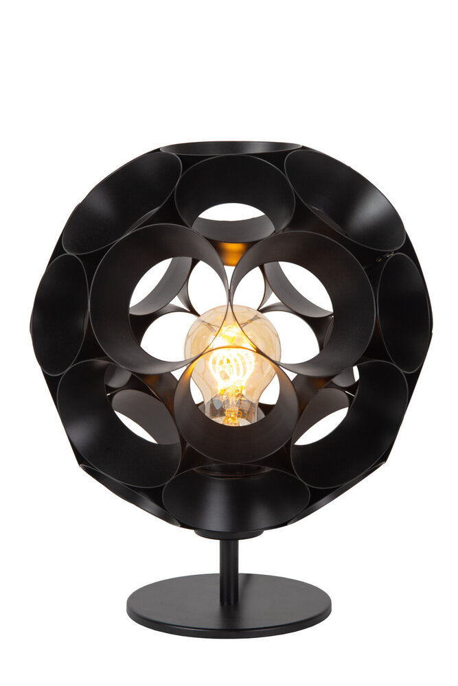 Lucide HANNELORE - Tischleuchte - Ø 25 cm - 1xE27 - Schwarz Lucide HANNELORE - Tischleuchte - Ø 25 cm - 1xE27 - Schwarz